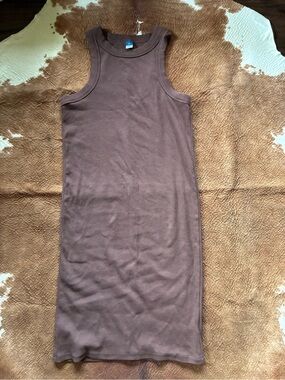 Old Navy Brown Sleeveless Tank Dress